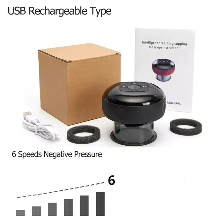 MASSAGGIATORE ELETTRICO A VENTOSA PER VUOTO